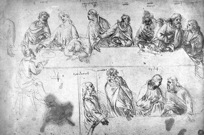 Disegno preparatorio per l